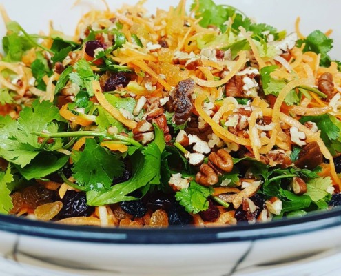 carrot spagheti salad